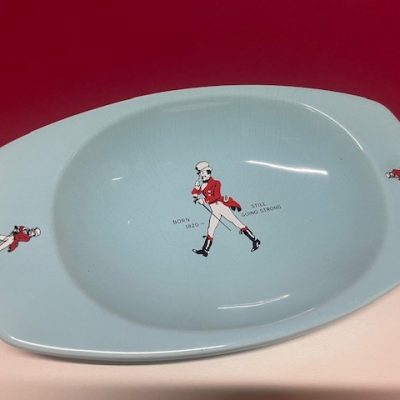 1960's Vintage Johnnie Walker Wade Regicon Oval Bowl