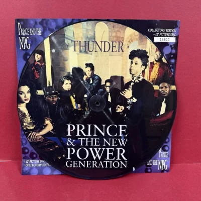 PRINCE / New Power Generation -Thunder- Rare UK 12" Picture Disc